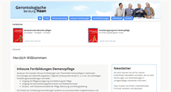 Desktop Screenshot of gerontologische-beratung-haan.de