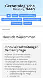 Mobile Screenshot of gerontologische-beratung-haan.de